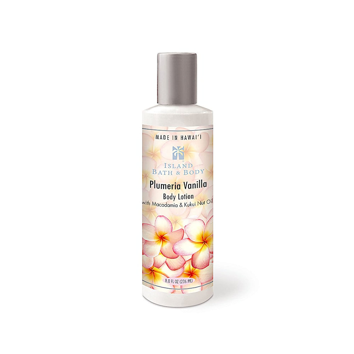 Island Bath & Body Plumeria Vanilla Body Lotion, 8 Fl Oz - Moisturizing Skin Care