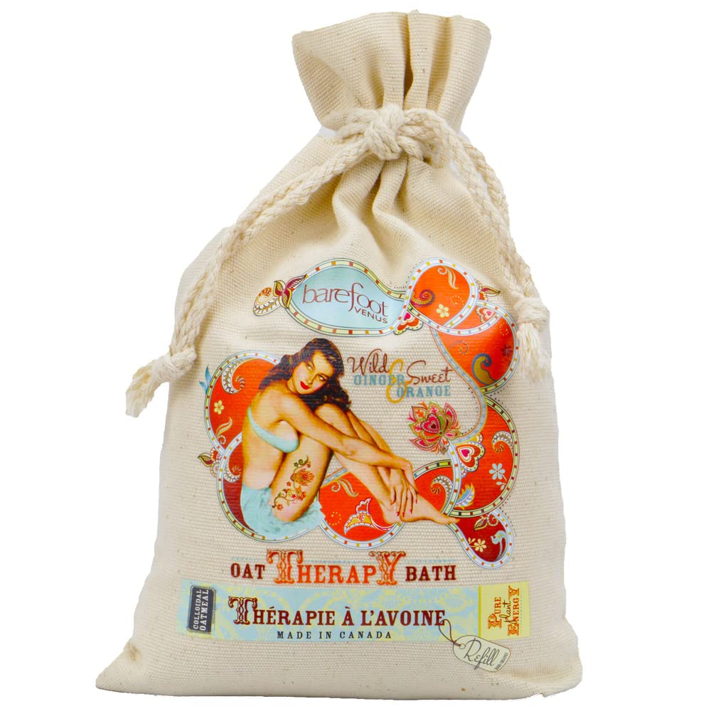 Barefoot Venus Wild Ginger & Sweet Orange Oat Therapy Bath Salts Refill - 1Kg