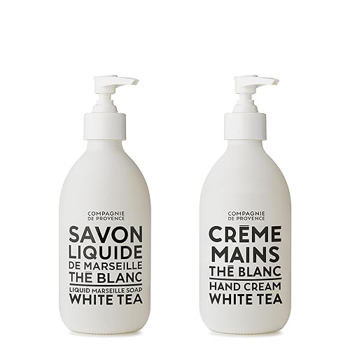 La Compagnie De Provence Liquid Soap & Luxury Hand Cream Set - White Tea, 2 Piece Set