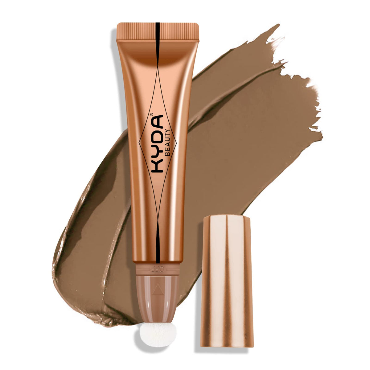 Kyda Contour Beauty Wand - High Coverage Liquid Face Concealer, Medium, Lightweight Matte Finish