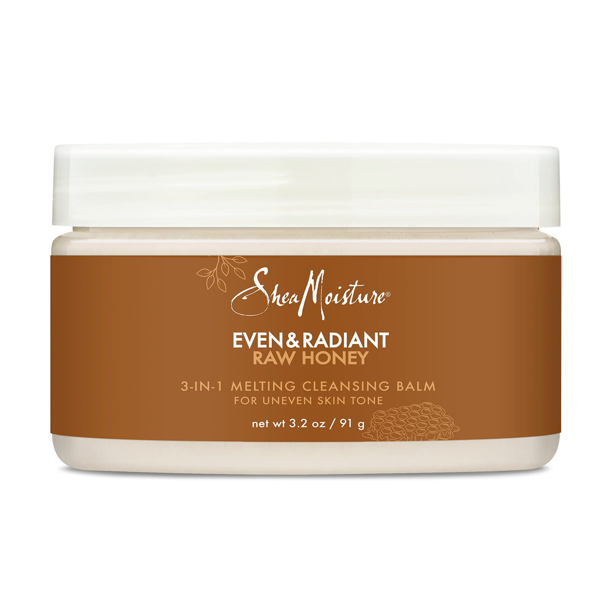 Sheamoisture 3-In-1 Cleansing Balm For Uneven Skin Tone & Dark Spots With Raw Honey, 3.