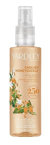 Yardley English Honeysuckle Moisturizing Body Mist 6.8 oz for Women - Refreshing Floral Fragrance by Yardley London