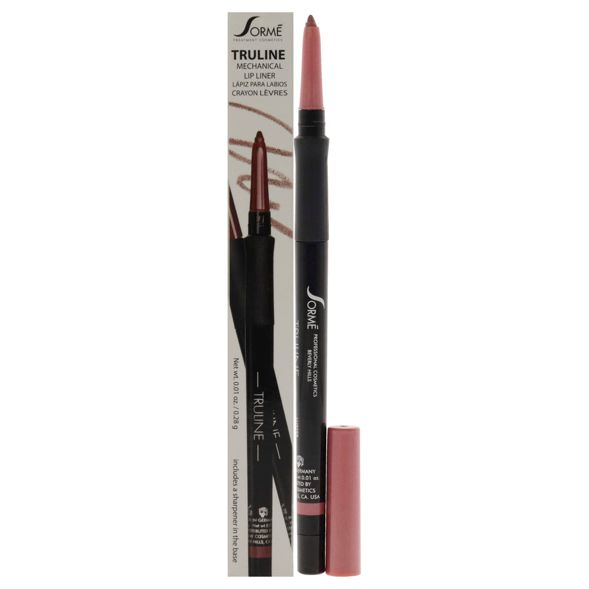 Sorme Treatment Cosmetics Truline Mechanical Lipliner  Luster  001 oz