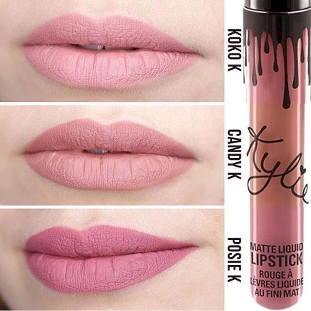 Kylie Cosmetics Matte Lip Kit - Limited Edition Liquid Lipstick & Lip Liner, Warm Rosy Mauve