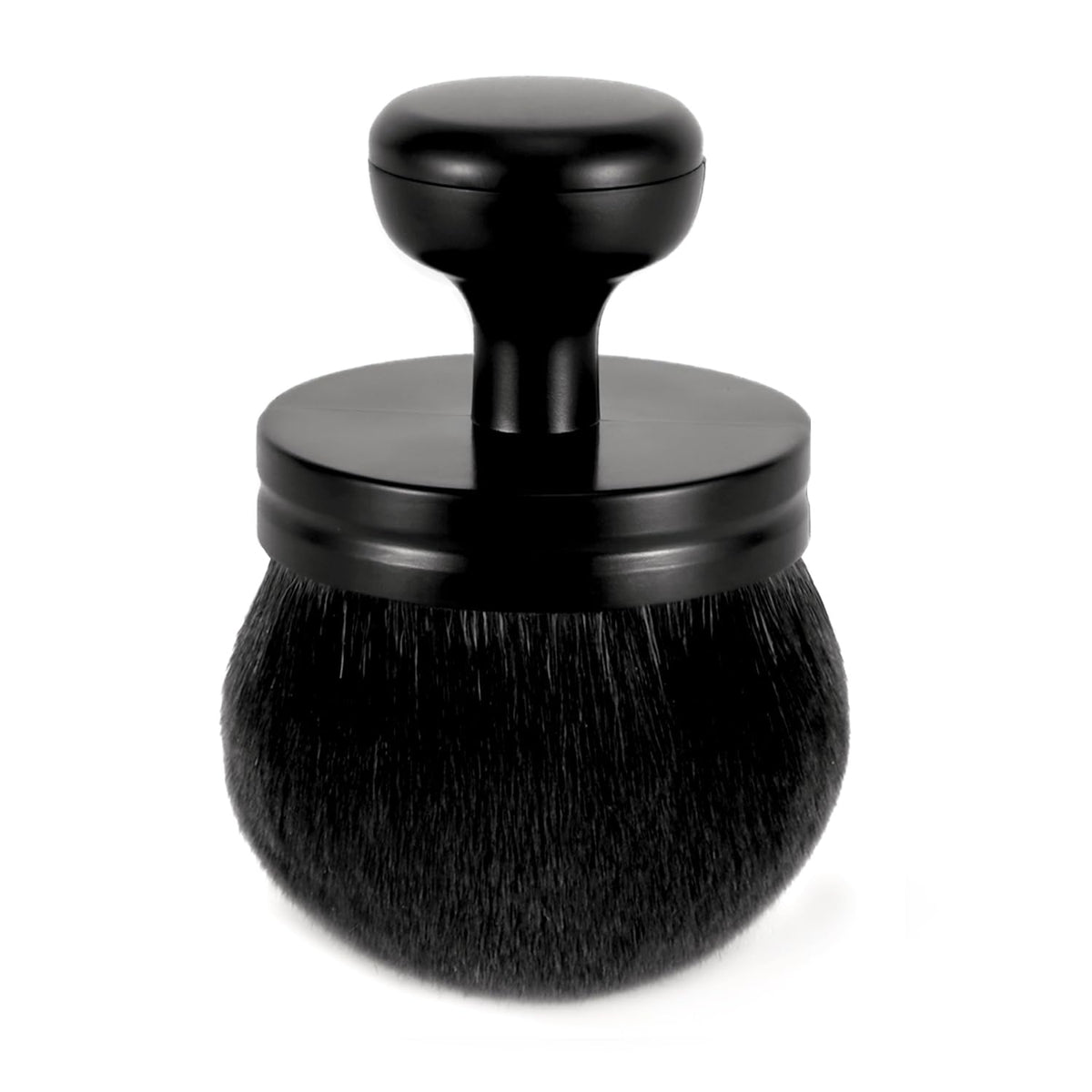 Nqeuepn Extra Large Self Tanning Brush - Wide Head Bronzer Applicator For Face & Body, Black