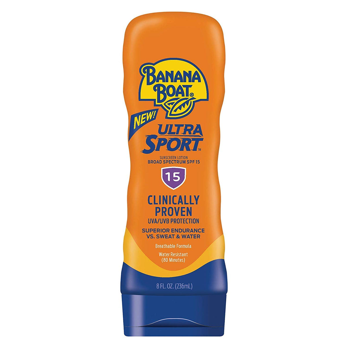 Banana Boat Sport Ultra Spf 15 Sunscreen Lotion, 8Oz - Oxybenzone Free Sunblock