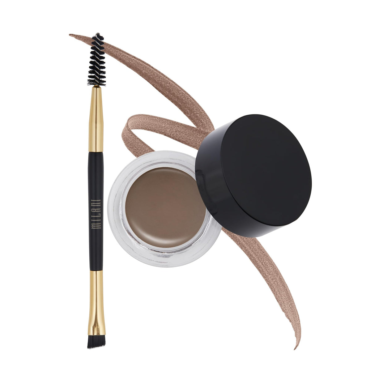 Milani Stay Put Brow Color, Brunette - Vegan, Cruelty-Free Eyebrow Filler, 0.09 Ounce