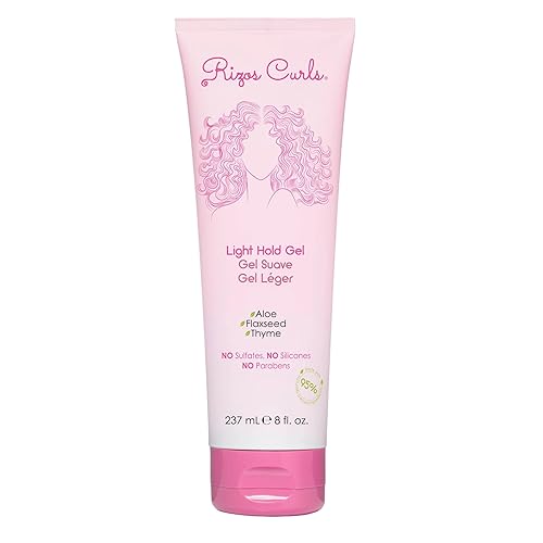 Rizos Curls Light Hold Gel, Flake-Free & Frizz-Free For All Curl Patterns, 8 Oz