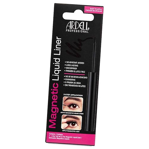 Ardell Magnetic Liquid Liner, Black - 0.12 Ounce, Latex Formula For Easy Application