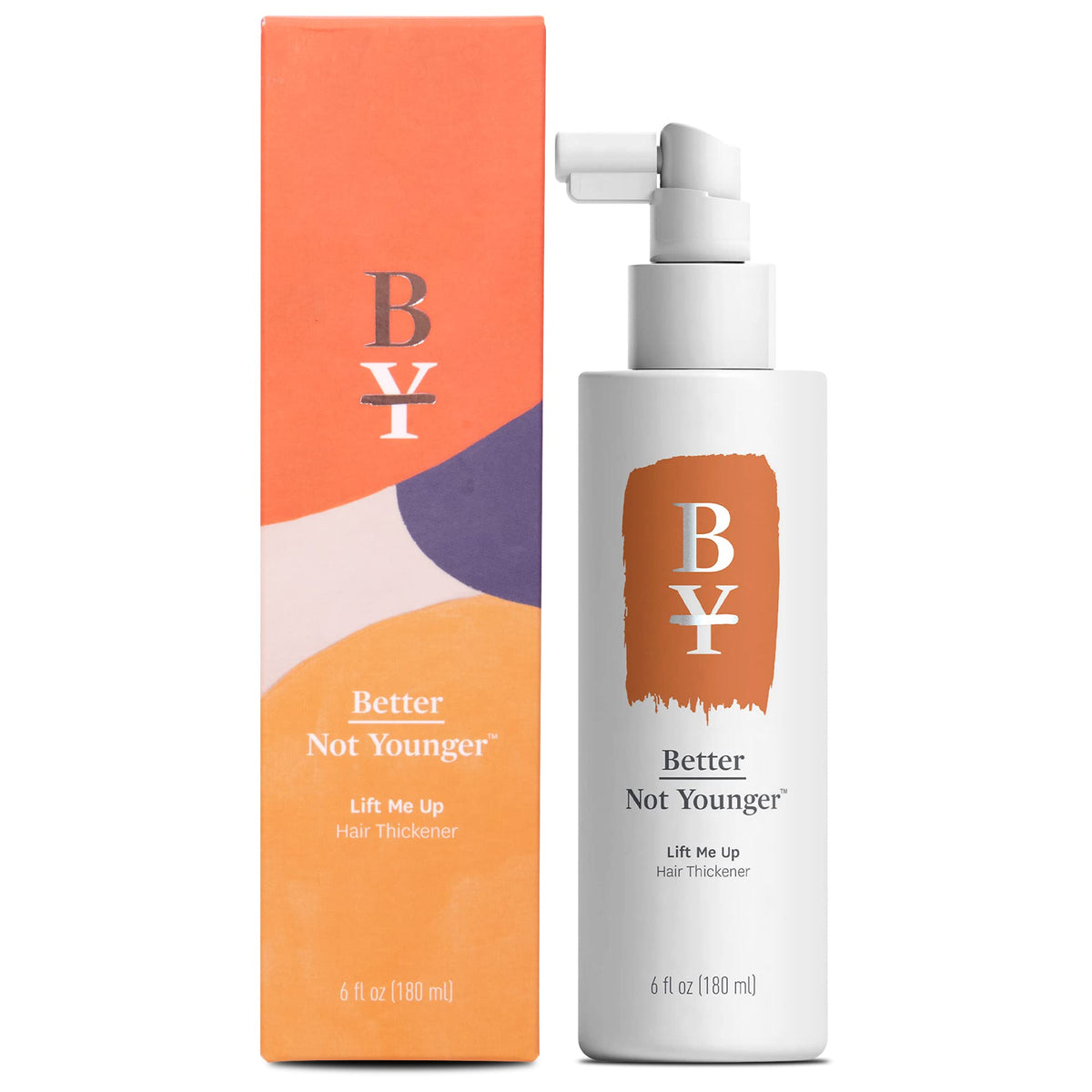 Better Not Younger Lift Me Up Hair Thickener Spray 6floz Volumizing Hair Thickening Spray for Women Over 40  Nourishes Scalp 