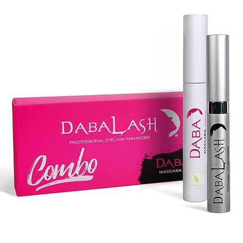 Dabalash Vegan Combo - Eyelash & Brow Strengthener & Gentle Mascara For Longer, Fuller Lashes