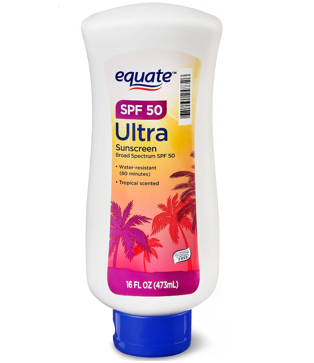 Equate Ultra Protection Sunscreen Lotion Spf 50, 16 Fl Oz - Water Resistant, Broad Spectrum