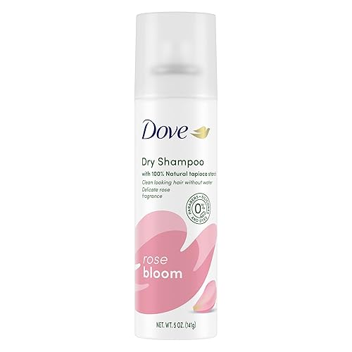 Dove Dry Shampoo Rose Bloom, 5 Ounce - Refreshing Hair Care For Instant Volume & Fragrance