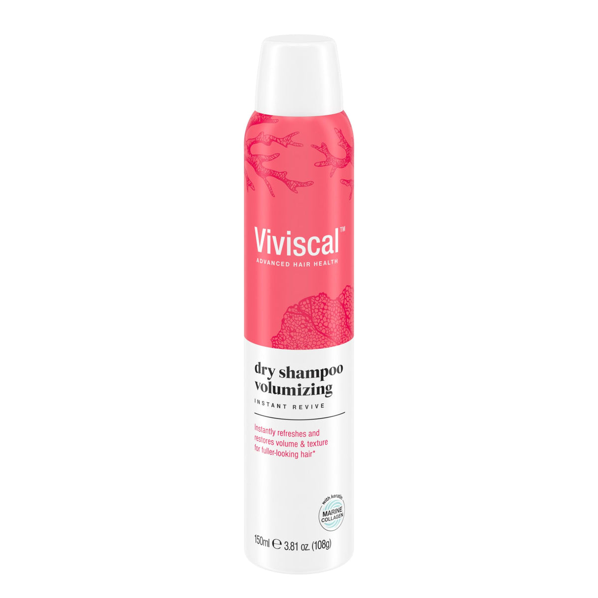 Viviscal Volumizing Dry Shampoo, 150Ml - Refresh Hair & Absorb Oil, Waterless Texture Boost