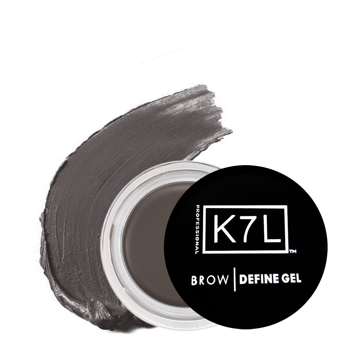 K7L Moss Waterproof Brow Define Gel - Dark Brown, 1 Count, Long-Lasting Eyebrow Makeup