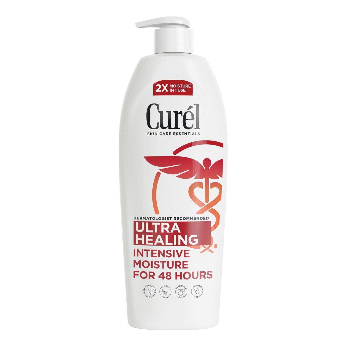 Curel Ultra Healing Fragrance-Free Lotion For Extra-Dry Skin, 20 Oz - Dermatologist Recommended