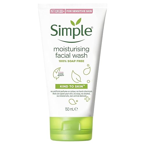 Simple Kind To Skin Face Wash, 5 Oz (4 Pack) - Moisturizing & Gentle Cleanser