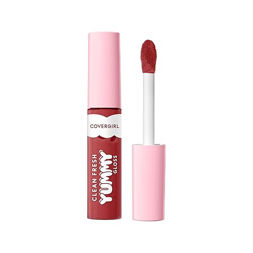 Covergirl Clean Fresh Yummy Lip Gloss, Sunrise Blush, Hydrating, Non-Sticky, 0.33Oz