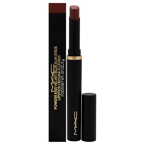 Mac Powder Kiss Velvet Blur Slim Stick Lipstick - Spice World, 0.7 Oz For Women