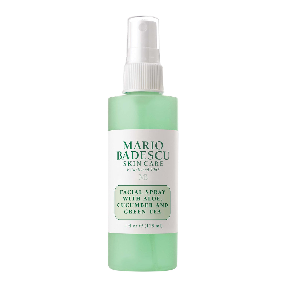 Mario Badescu Facial Spray With Aloe, Cucumber & Green Tea - Hydrating Face Mist, 4 Fl Oz