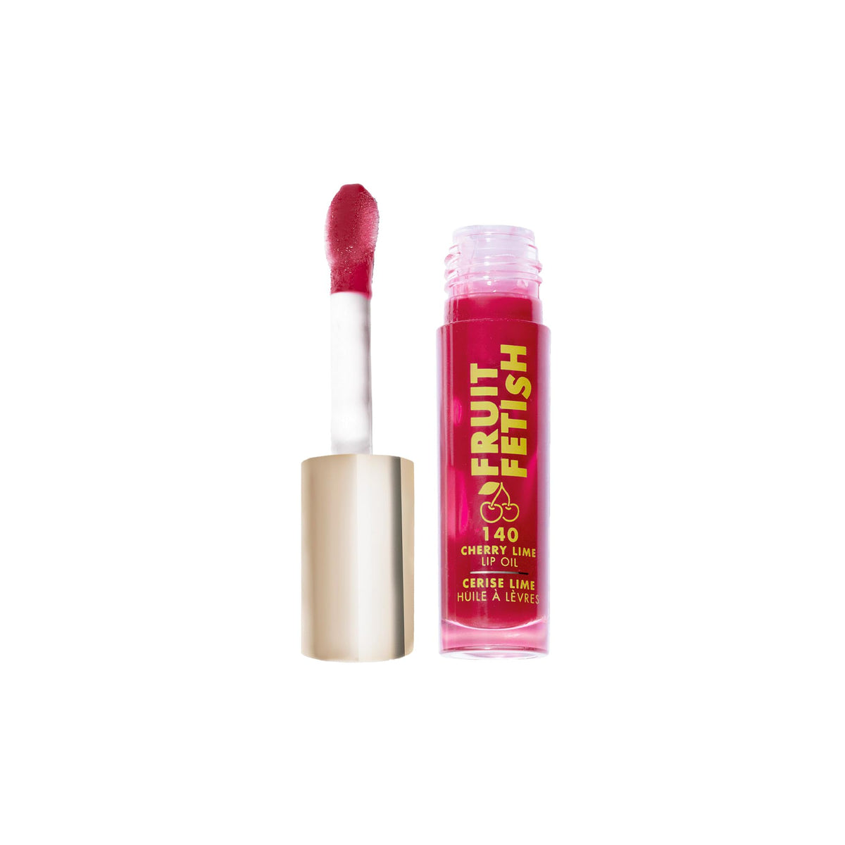 Milani Fruit Fetish Lip Oil - Cherry Lime, 0.14 Fl Oz, Hydrating Lip Gloss