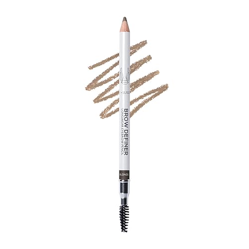 True + Luscious Brow Definer Pencil - Blonde Waterproof Pomade & Powder with Organic Castor Oil