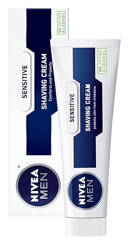 Nivea Men Sensitive Shaving Cream, 3.5 Oz - Soothing Formula For Smooth Shave