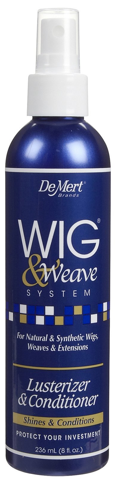 Demert Wig & Weave Lusterizer Pump - 8 Oz Clear Crystal Hair Moisturizer