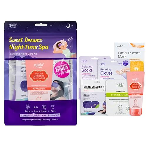 Epielle Sweet Dream Night Time Spa Kit | Luxury Self-Care Gift Set For Relaxation & Pampering