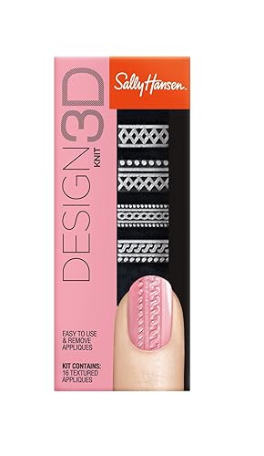 Sally Hansen 3D Nail Stickers - Knit Design for Creative Nail Art