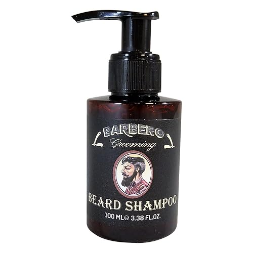 Barbero Grooming Beard Shampoo 100Ml - Nourishing Beard Wash For Men, Sulfate-Free