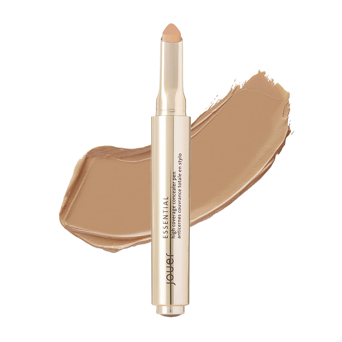 Jouer Essential High Coverage Concealer Pen - Biscotti For Dark Circles & Contour, 1 Count