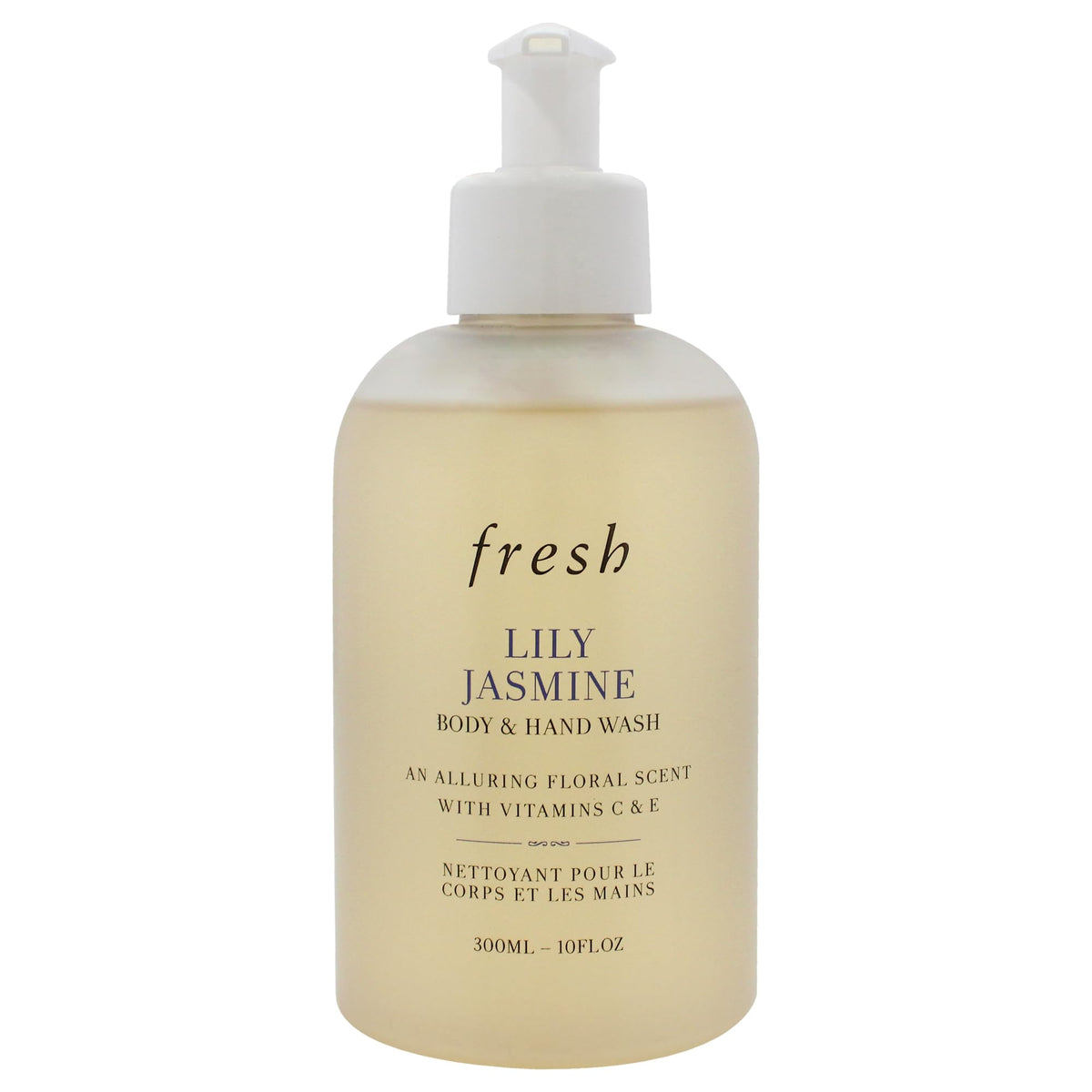 Fresh Body Wash For Women - 10 Oz Fresh Lily Jasmine, Moisturizing & Refreshing Cleanser