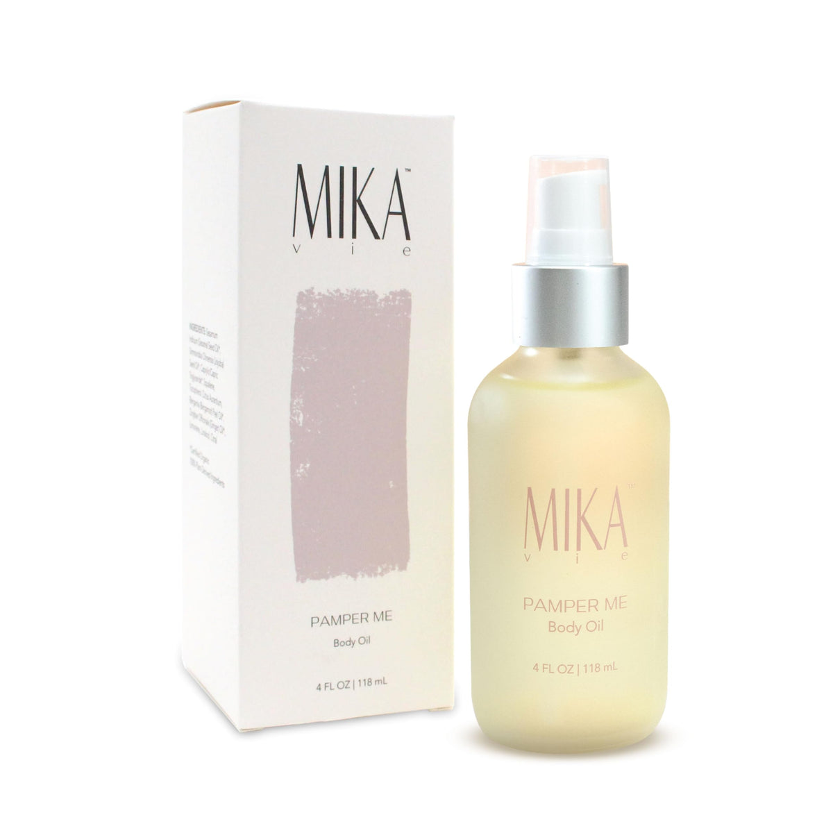 Mika Vie Organic Body Oil For Women | Hydrating Moisturizer For Dry Skin | 4 Fl Oz