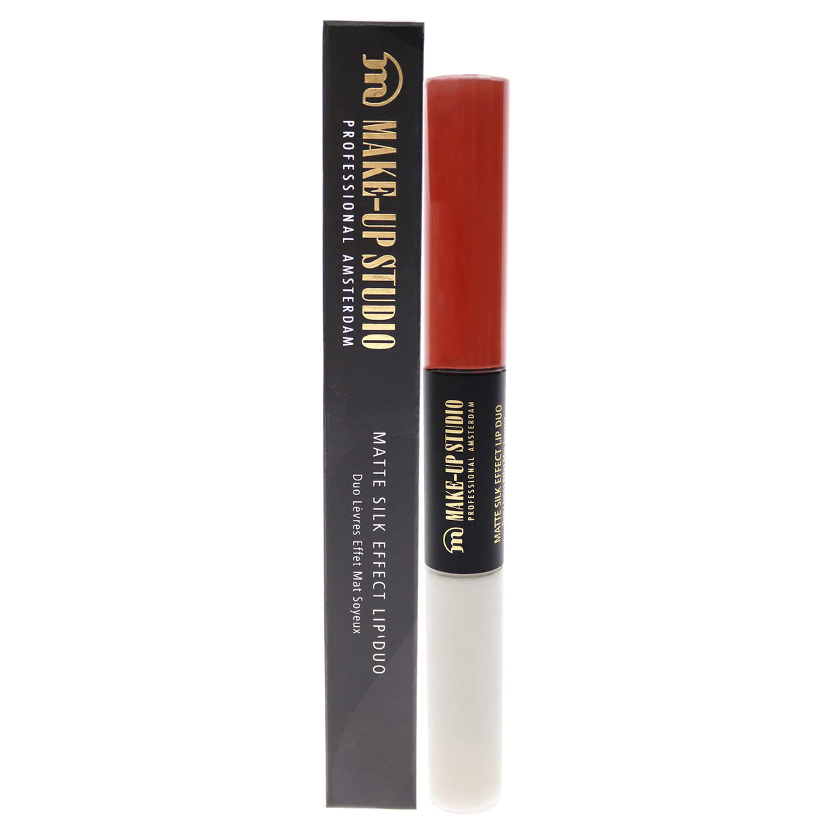 Make-up Studio Matte Silk Effect Lip Duo - Charming Coral - 2 x 0.1 oz Lipstick for Women