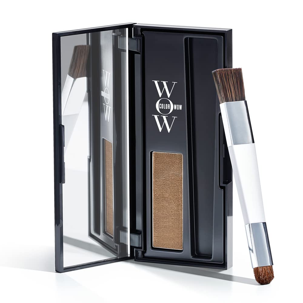 COLOR WOW Root Cover Up  Light Brown  Ultimate Grey Coverage and Highlight TouchUp  Water and Sweat Resistant  AwardWinning