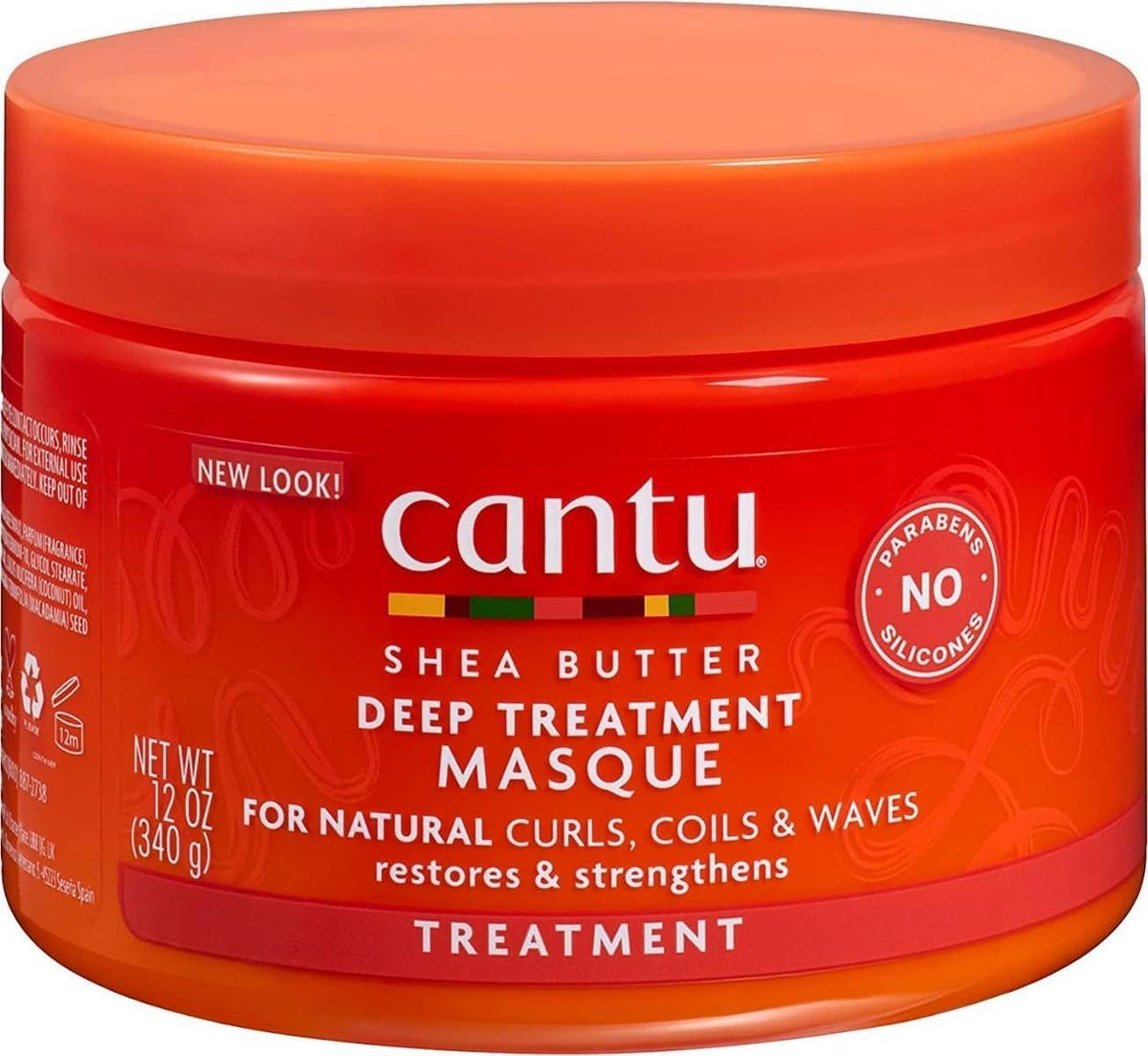 Cantu Shea Butter Deep Treatment Masque, 12 Oz - Moisturizing Hair Mask For Dry Hair