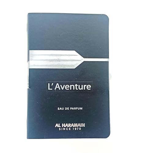 Al Haramain L'aventure Eau De Parfum Vial Spray for Men, 0.02 Oz, Pack of 6 - Premium Fragrance for Him