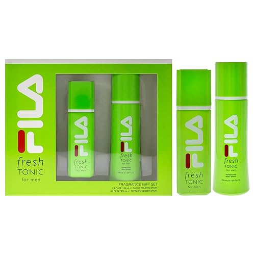 Fila Fresh Green Gift Set for Men - 2 Pc 3.4oz EDT & 8.4oz Body Spray