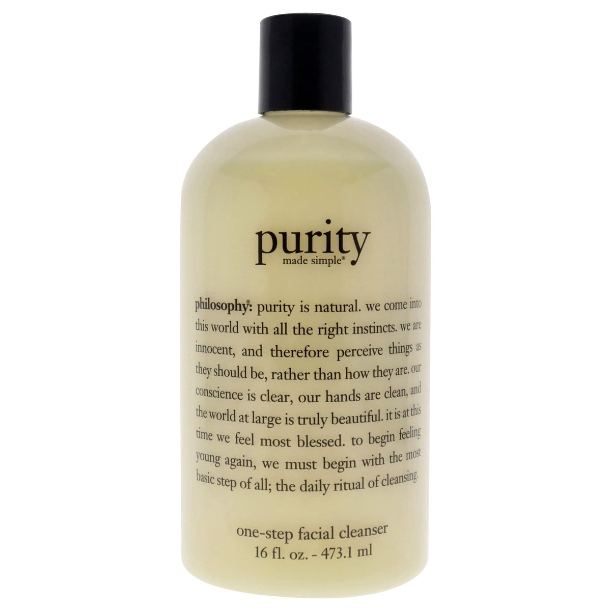 philosophy purity made simple  one step facial cleanser  16 oz