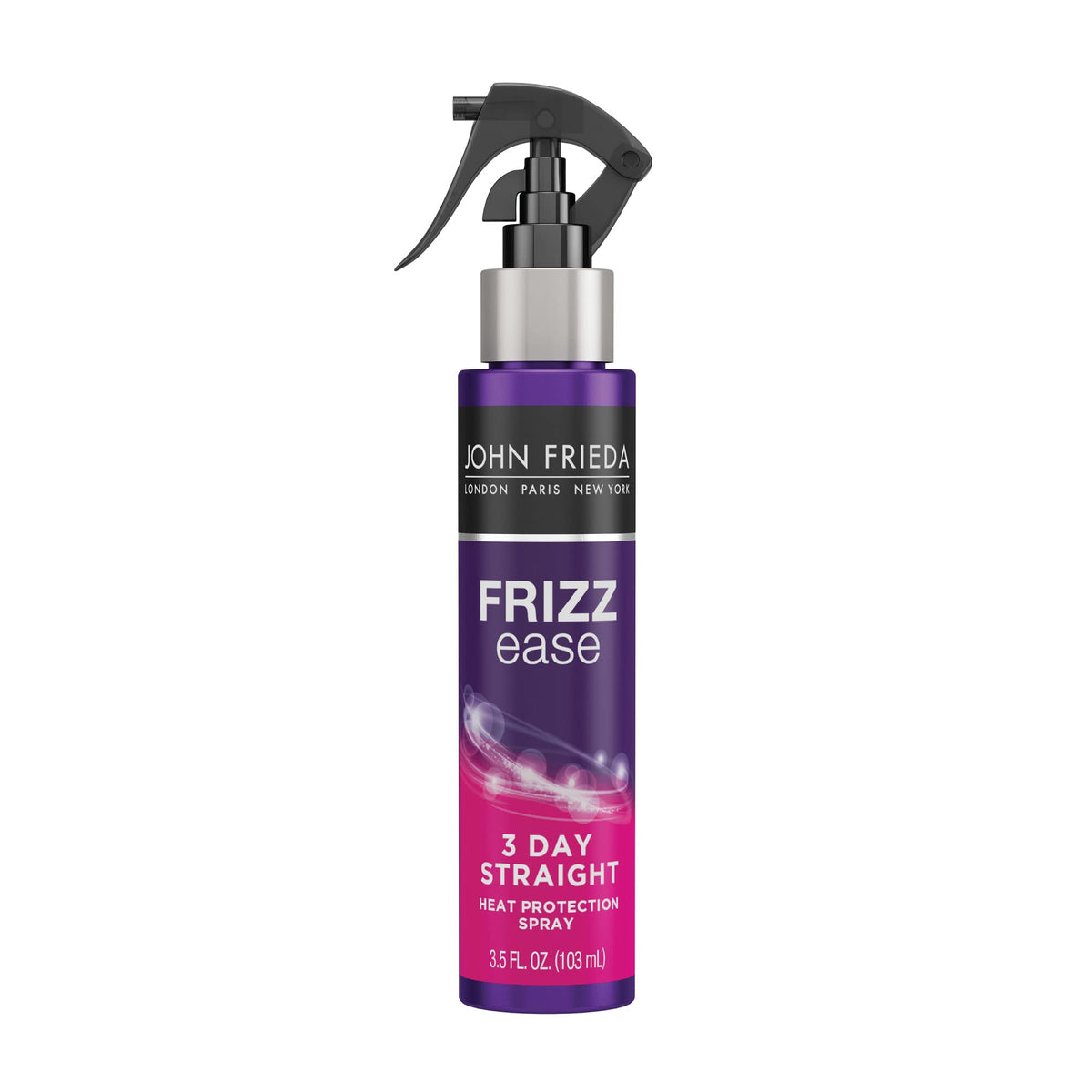 John Frieda Frizz Ease Keratin Infused Flat Iron Spray, 3.5oz Anti-Frizz Heat Protectant