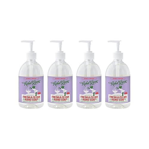 Rebel Green Lavender & Grapefruit Liquid Hand Soap - 16.9 Fl Oz (Pack Of 4)