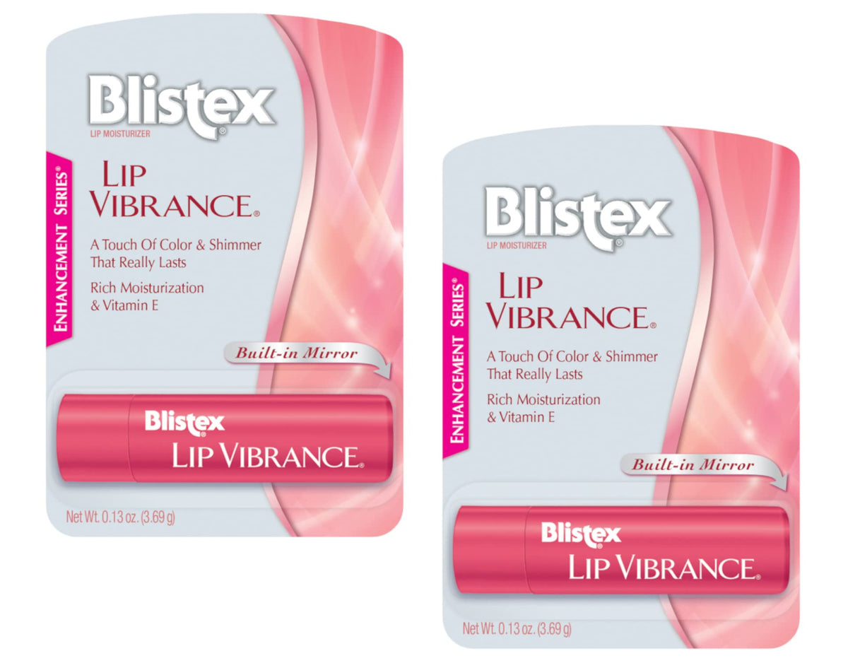 Blistex Lip Vibrance Tinted Lip Protectant, 0.13 Oz (Pack Of 2) - Moisturizing &