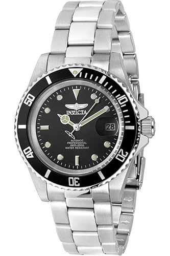 Invicta Men'S Pro Diver 40Mm Automatic Watch In Stainless Steel - Coin-Edge Design