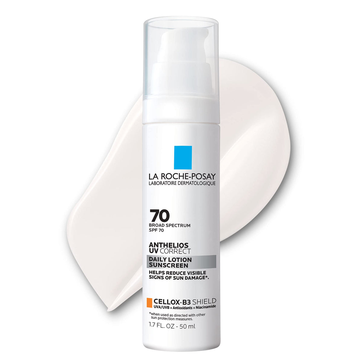 La Roche-Posay Anthelios Spf 70 Sunscreen Moisturizer, Anti-Aging, Niacinamide, 1.