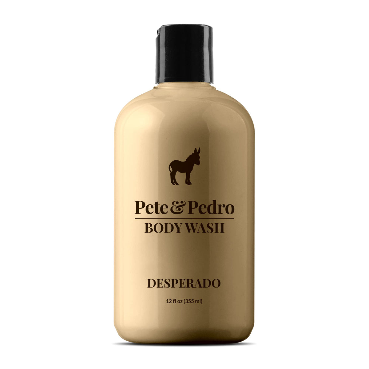 Pete & Pedro Desperado Body Wash For Men - Rum & Tobacco Scent, 12 Oz Moisturizing Shower Gel