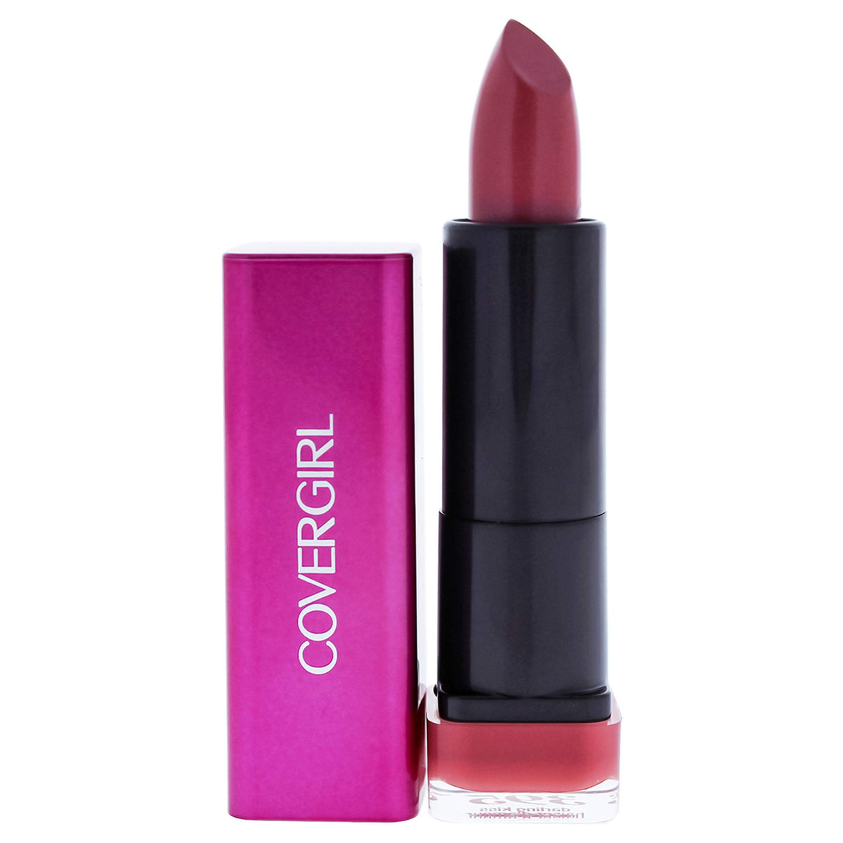 Covergirl Exhibitionist Lipstick Cream, Darling Kiss 395, 0.123 Oz Lipstick Tube