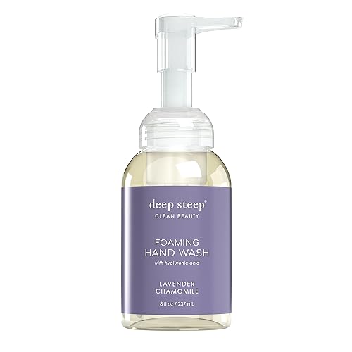 Deep Steep Lavender Chamomile Foaming Hand Wash 8Oz - Natural Eucalyptus Formula