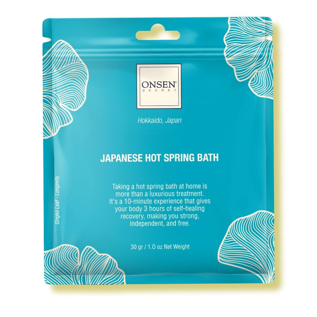 Onsen Secret Japanese Hot-Spring Bath Minerals - Hydrate & Soothe, Green Bamboo Extract 2.1 Oz