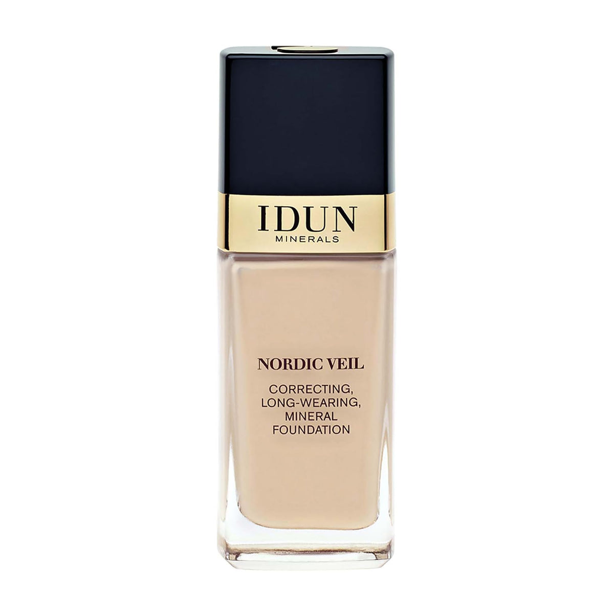 IDUN Minerals Nordic Veil Foundation  Full and Poreless Coverage  Long Lasting  Soft Matte Finish  Purified and Safe for Sensi